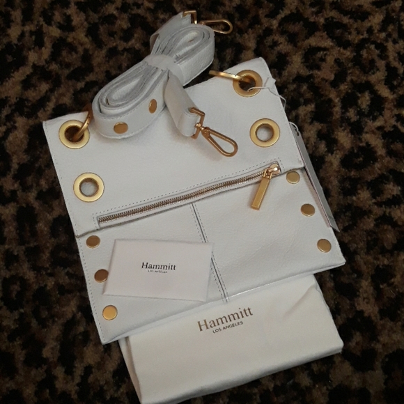 Hammitt Montana Reversible Ceramic WHITE Crossbody - Picture 2 of 8